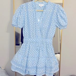 Coco Lilys Mable blue southern dress